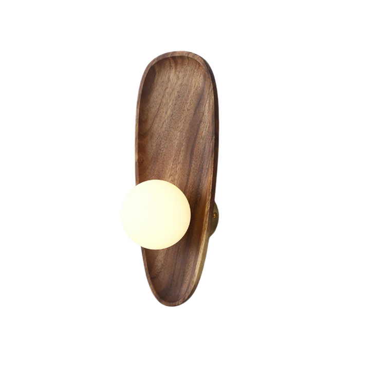 Skanto | Naturlig Tre LED Vegglampe