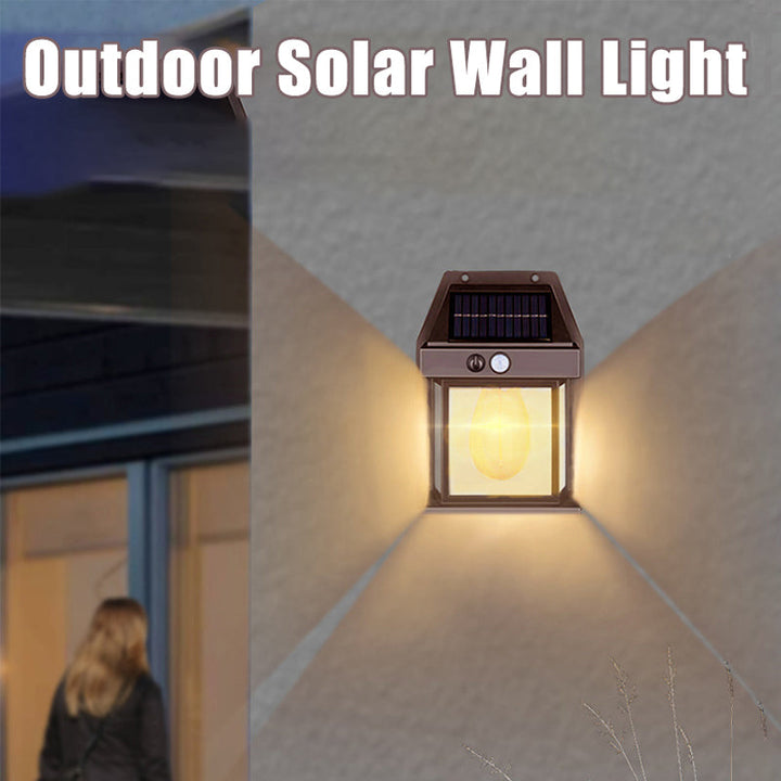 Solar Wolfram Vegglampe | Skanto