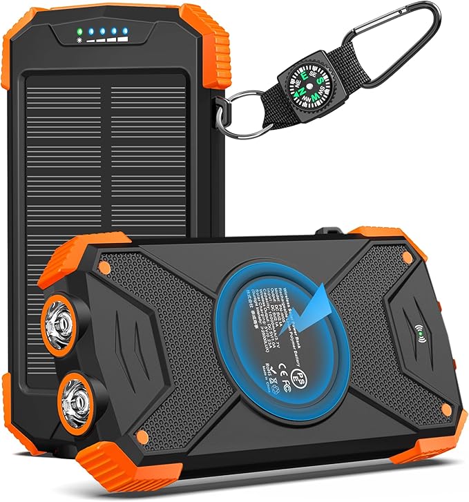 Rivanta Solar-Powerbank Nødlader IPX4 | Skanto