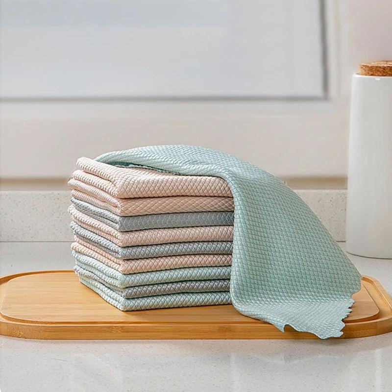 Fiskeskjell Mikrofiber Poleringsrengjøringsklutsett 5 Pcs | Skanto