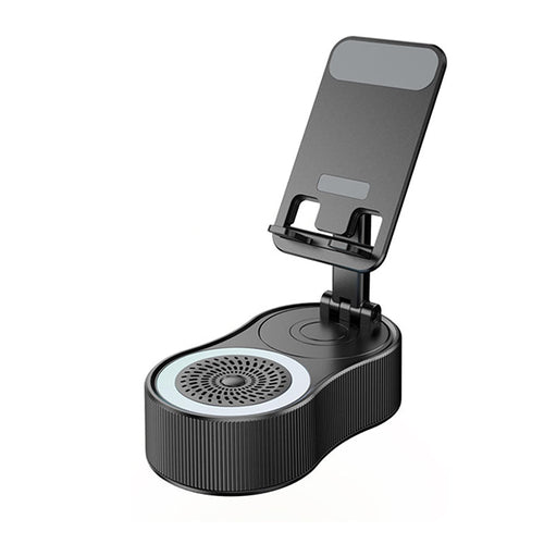 Skanto | 360° Justerbar Telefonsupport med Innebygd Bluetooth Høyttaler