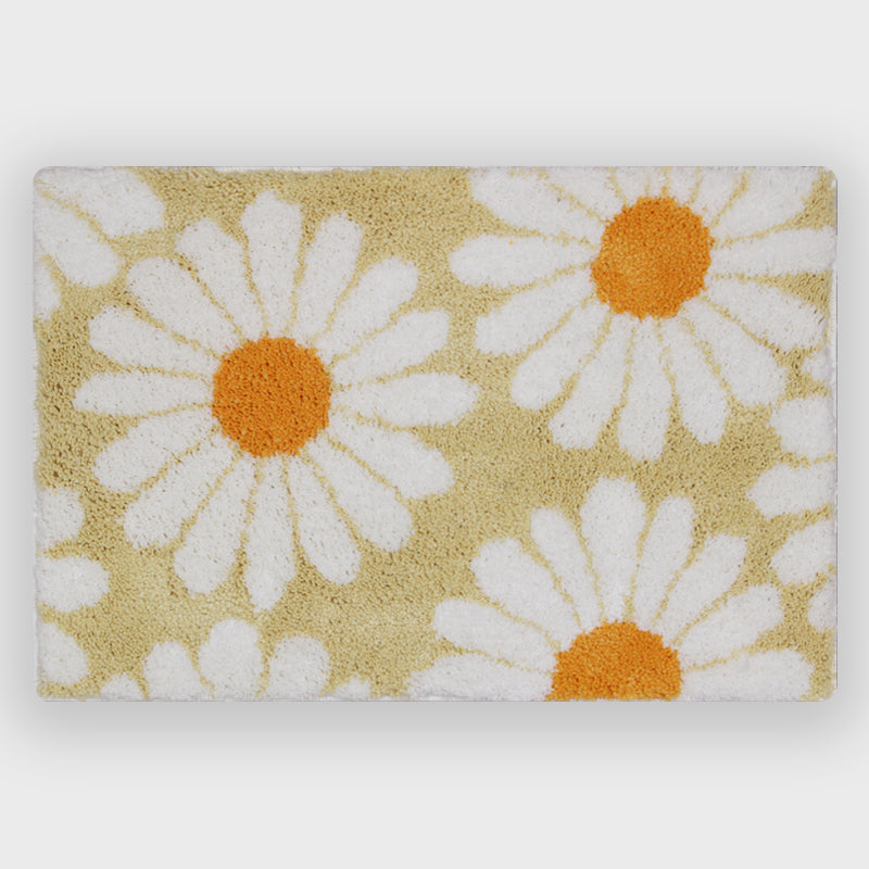 Skanto | Feblilac Sweet Daisy Badematte, Lilla Blomst Teppet Badrom