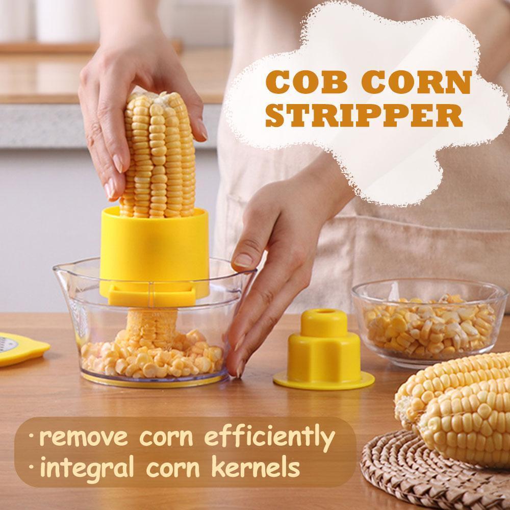 Cob Corn Stripper Med Innebygd Målebeger Og Rivejern | Skanto