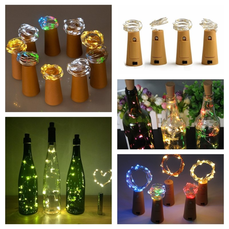 Skanto | LED eventyrlys for flasker – dekorative lys med tråd for kreativ belysning og DIY-prosjekter