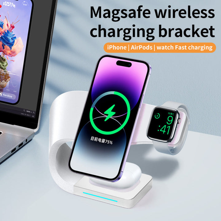 Skanto | Hurtigladende kompakt iPhone magnetisk ladestasjon