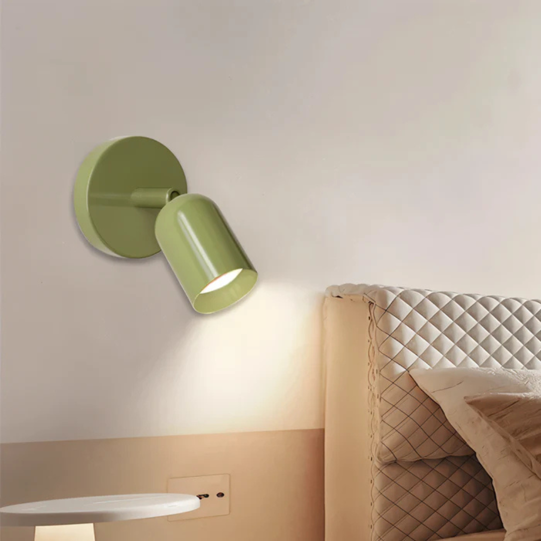 Skanto | Minimalistisk Macaron LED Vegglampe
