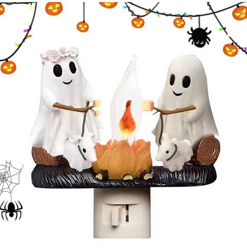 Skanto | 👻 Spøkelseshbål med flakkende nattlys 🎃 ❤️‍🔥