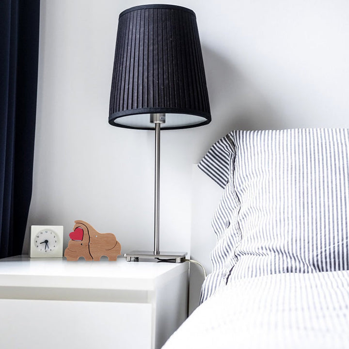 Skanto | Søtt dyrefamilie ornament, tre puslespill figur - 🎁Kjærlighetsgave