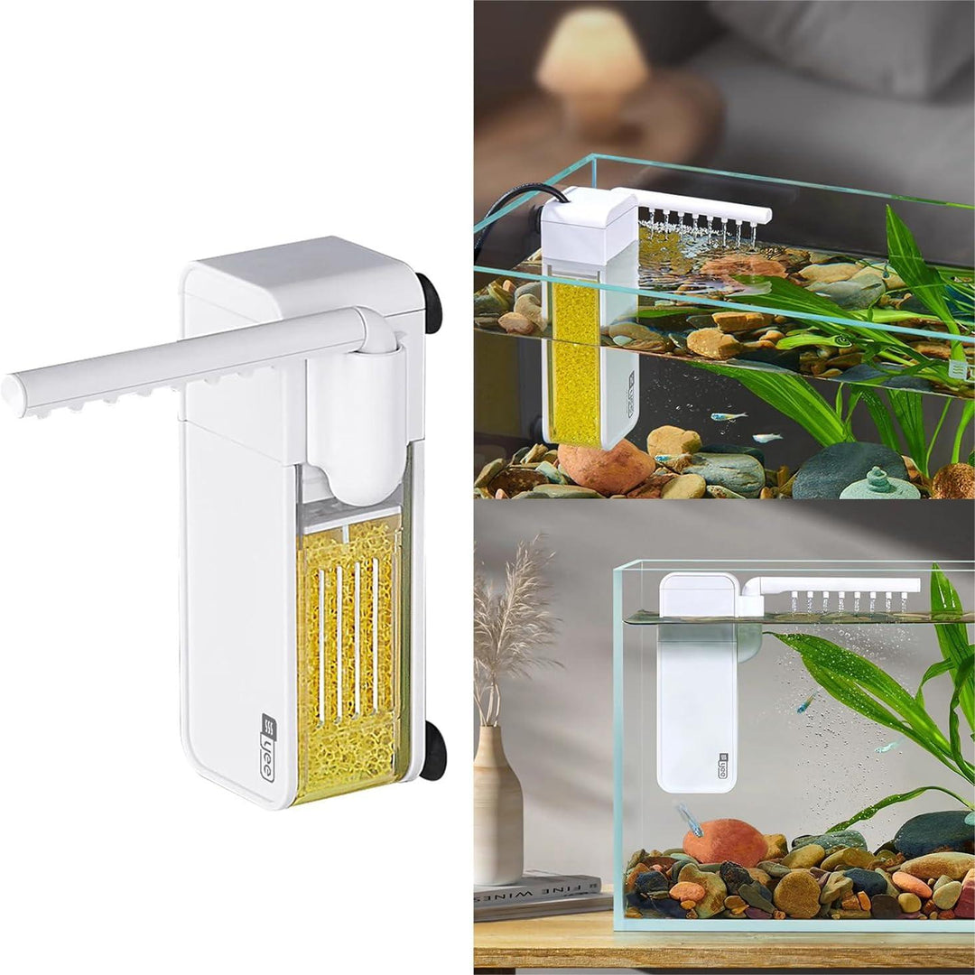 Stille Fiskebowl Akvarium Veggmontert Vannfilter | Skanto
