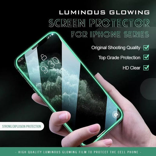 Skanto | Luminous Glowing Herdet Glasskjermbeskytter for iPhone