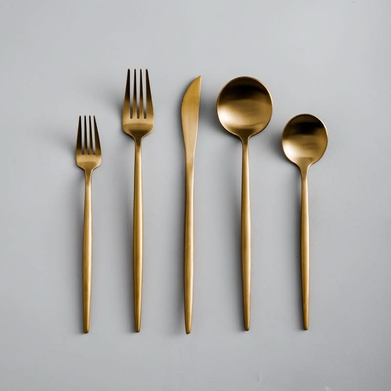 Skanto | Minimalist Bestikksett i Rustfritt Stål