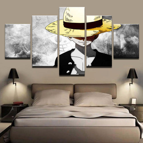Boy In The Yellow Hat 5 Piece - Canvas Veggkunst Maleri | Skanto