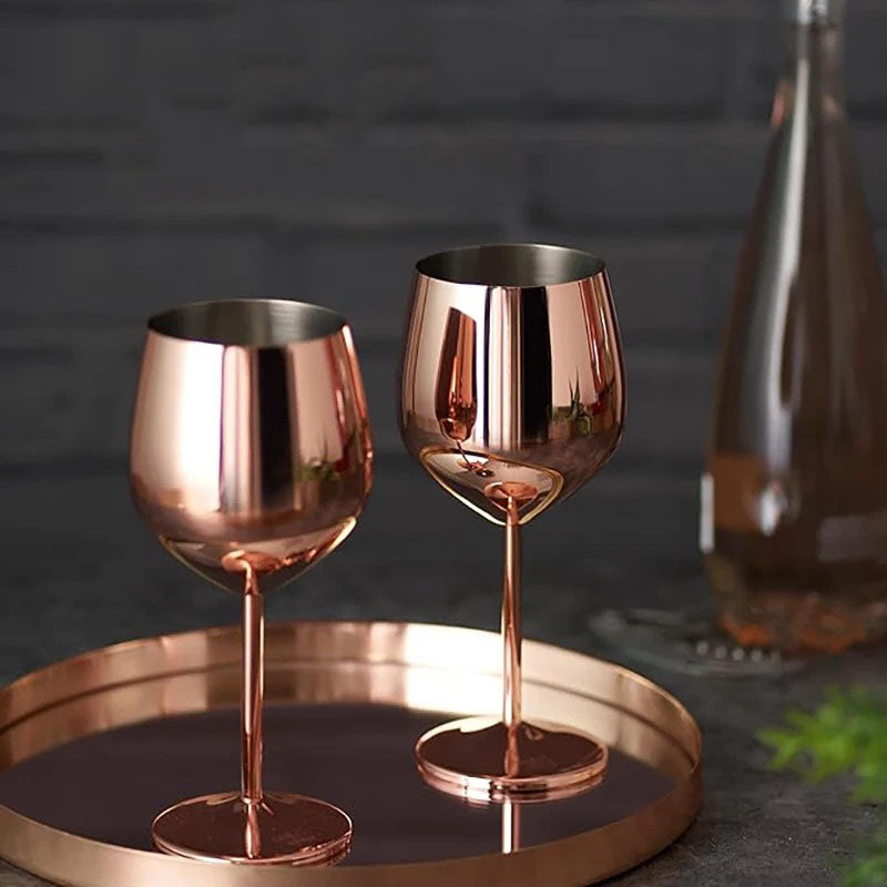 Skanto | Rustfritt glass (Sett med 6)