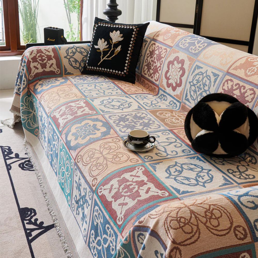 Skanto | Vintage Mosaic Sofa Cover