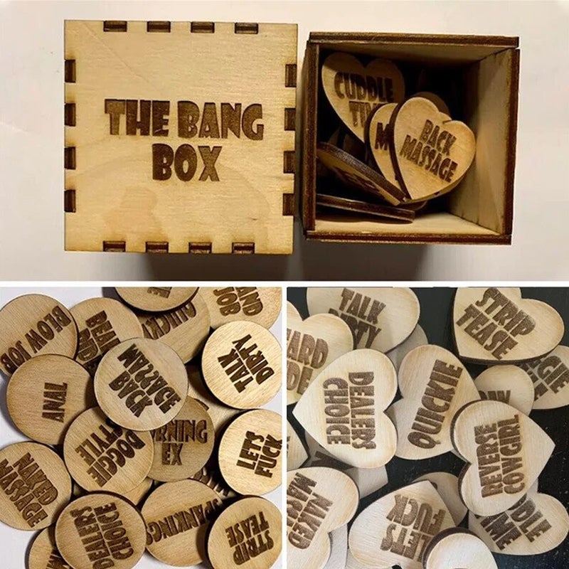 Skanto | Morsomme Datakveld Aktivitets Tokens & Boks (Sett av 20 Stykker)