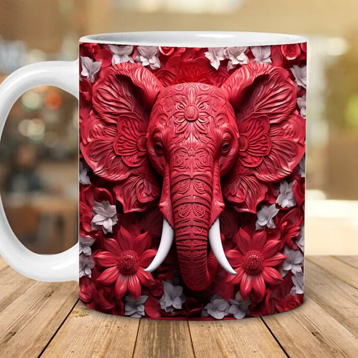 Skanto | 3D Elefant Blomsterkopp
