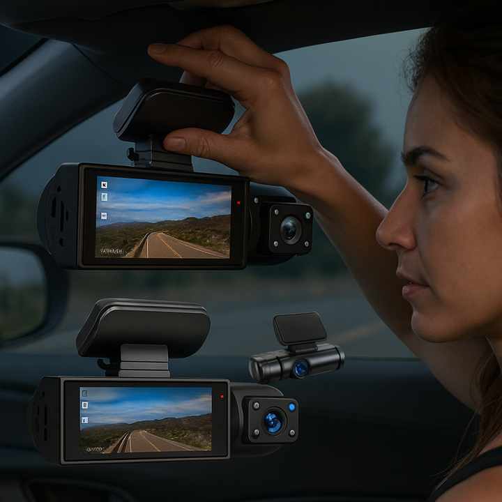 Skanto | Dash Cam Dual Camera 1080p Natt Syn Wide Angle Bil DVR