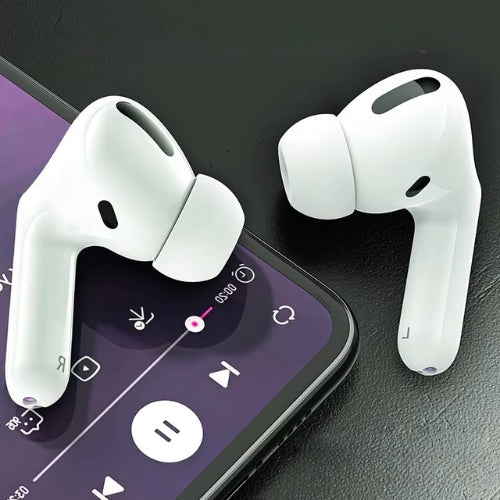 Skanto | 2. generasjon støydempende trådløse ørepropper med ladeetui - Bluetooth AirPods Pro alternativ