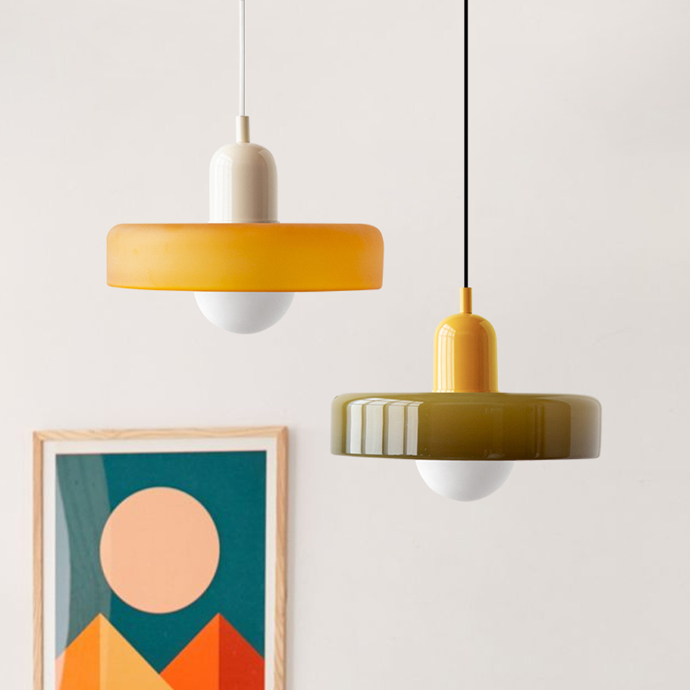 Farget glasspendellampe - BauLume | Skanto