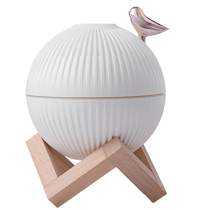 Norvo | USB Stille Skrivebordsluftfukter, med Stort Vannbeholder, Justerbart Lys & Damputslipp, for Hjem & Kontor