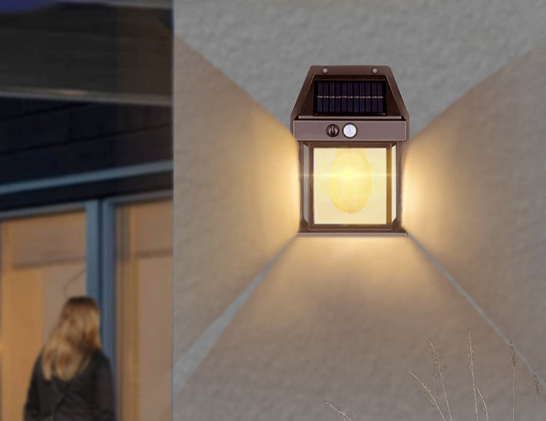 Energieffektiv soltungstenlampe for utendørsbelysning – Værbestandig og miljøvennlig