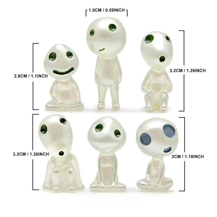 Skanto | Luminous Garden Ghost Miniatyr Figuriner