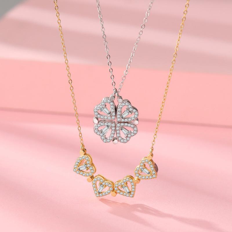 Hollow Four-Leaf Clover Necklace | Skanto