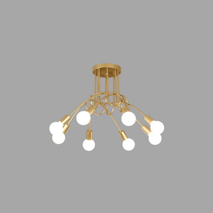 Skanto | Vintage LED Taklampe i Antikk Design