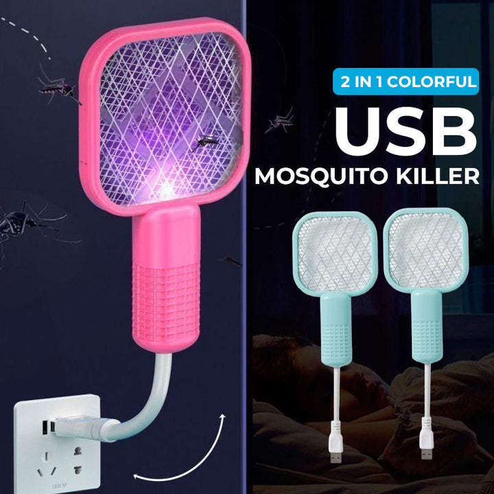 USB Myggavviser med LED og Sikkerhetsnett – 2-i-1 Design | Skanto