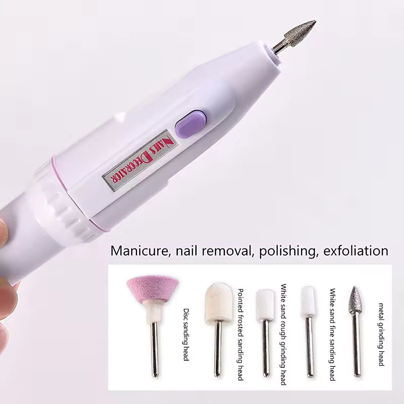 NailPro Elektrisk Neglefil Sett 2-Pack | Skanto
