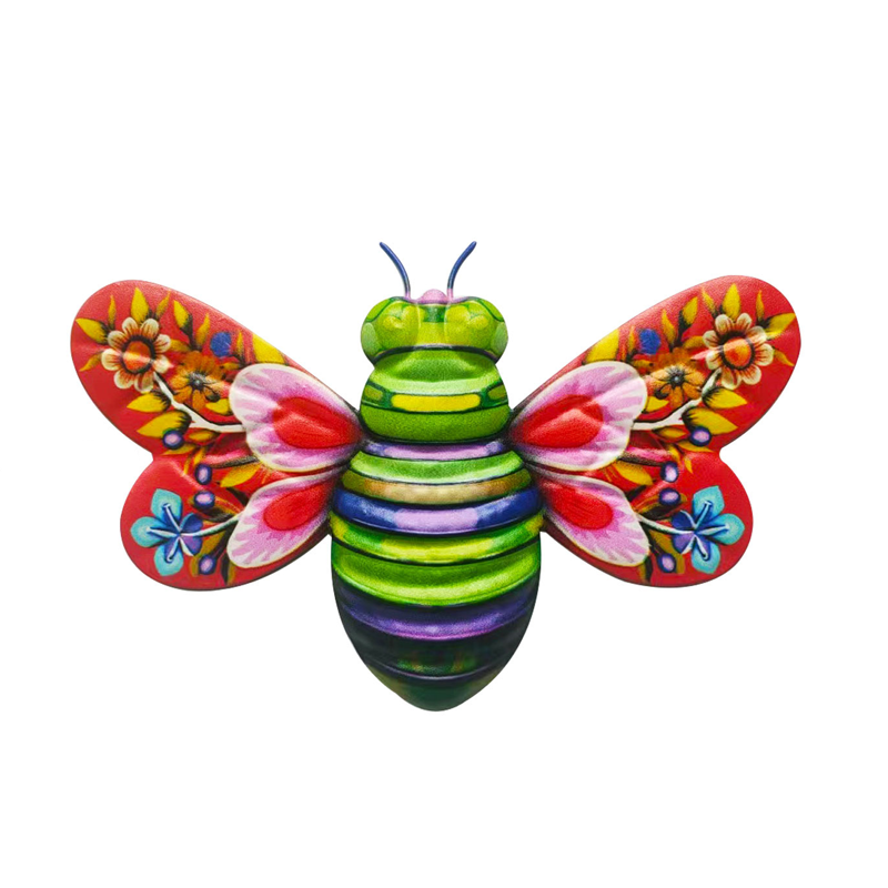 Skanto | Iron Bee Kunst Skulptur Henge Veggdekorasjoner for Hage