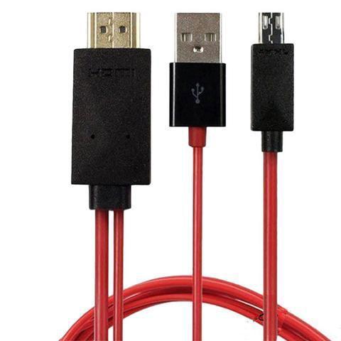 Fast-Link HDMI TV-kabel - Rød | Skanto