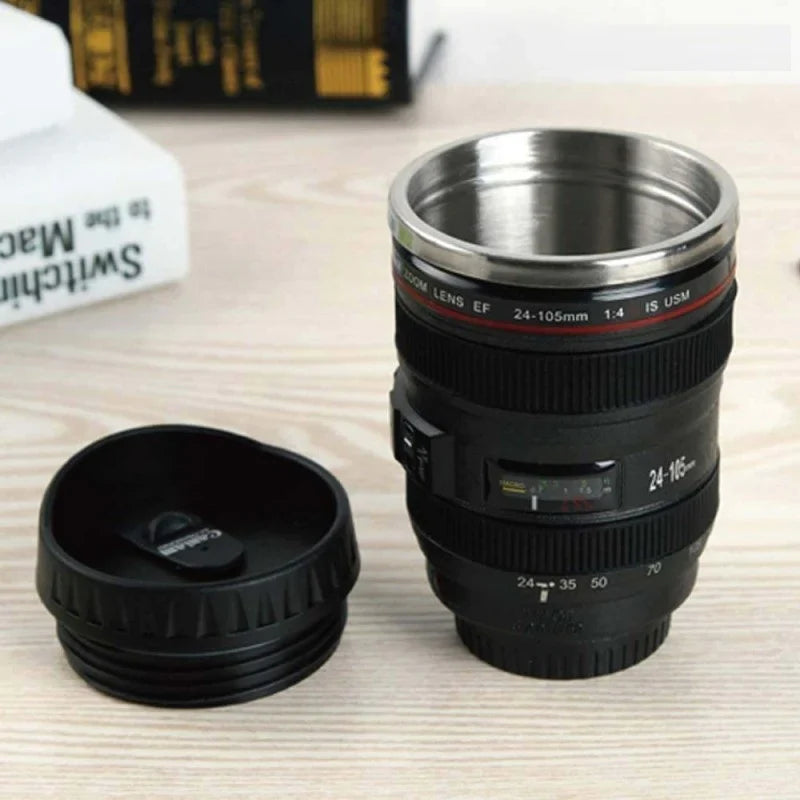 Kreativ Kamera Linse Kaffe Te Krus 300 ML Skanto