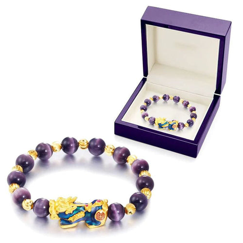 Skanto | FengShui Pi Xiu Amethystarmbånd