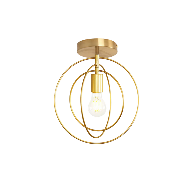 Skanto | Moderne Ringformet Taklampe Gull