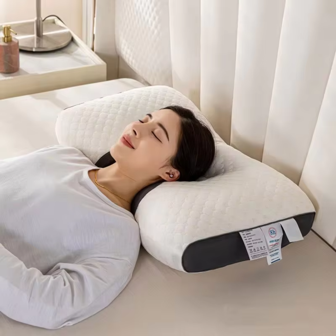 Skanto | Ergonomisk Nakkepute Minne Skum Pustende Kontur
