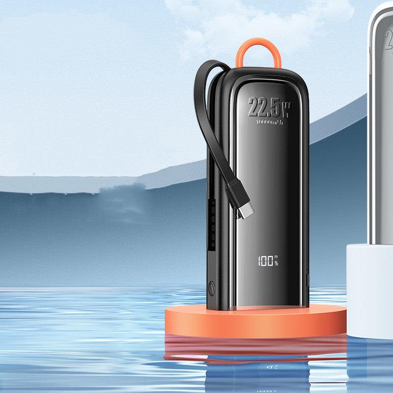 Skanto | 2-i-1 10000mAh Digital Display Hurtiglading Power Bank