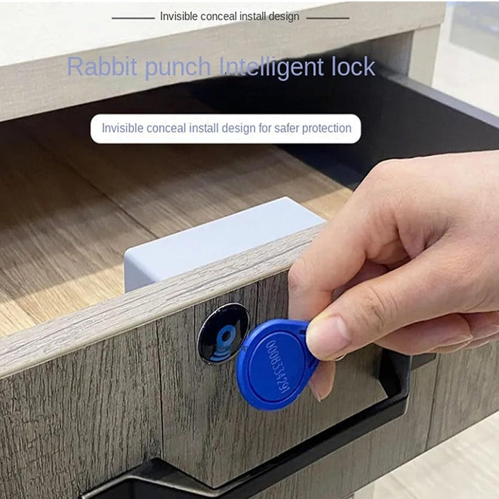Elektronisk skap lås DIY for tre skuffeskap | Skanto
