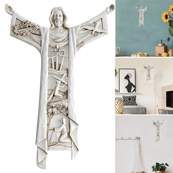 Skanto | Risen Christ Veggkors Jesus Figurene