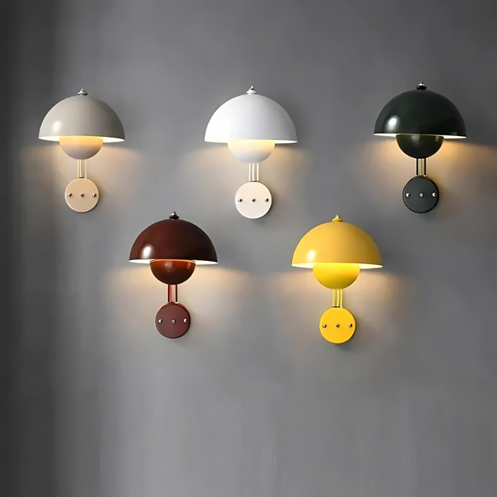 Moderne blanke metal LED vegglampe | Skanto