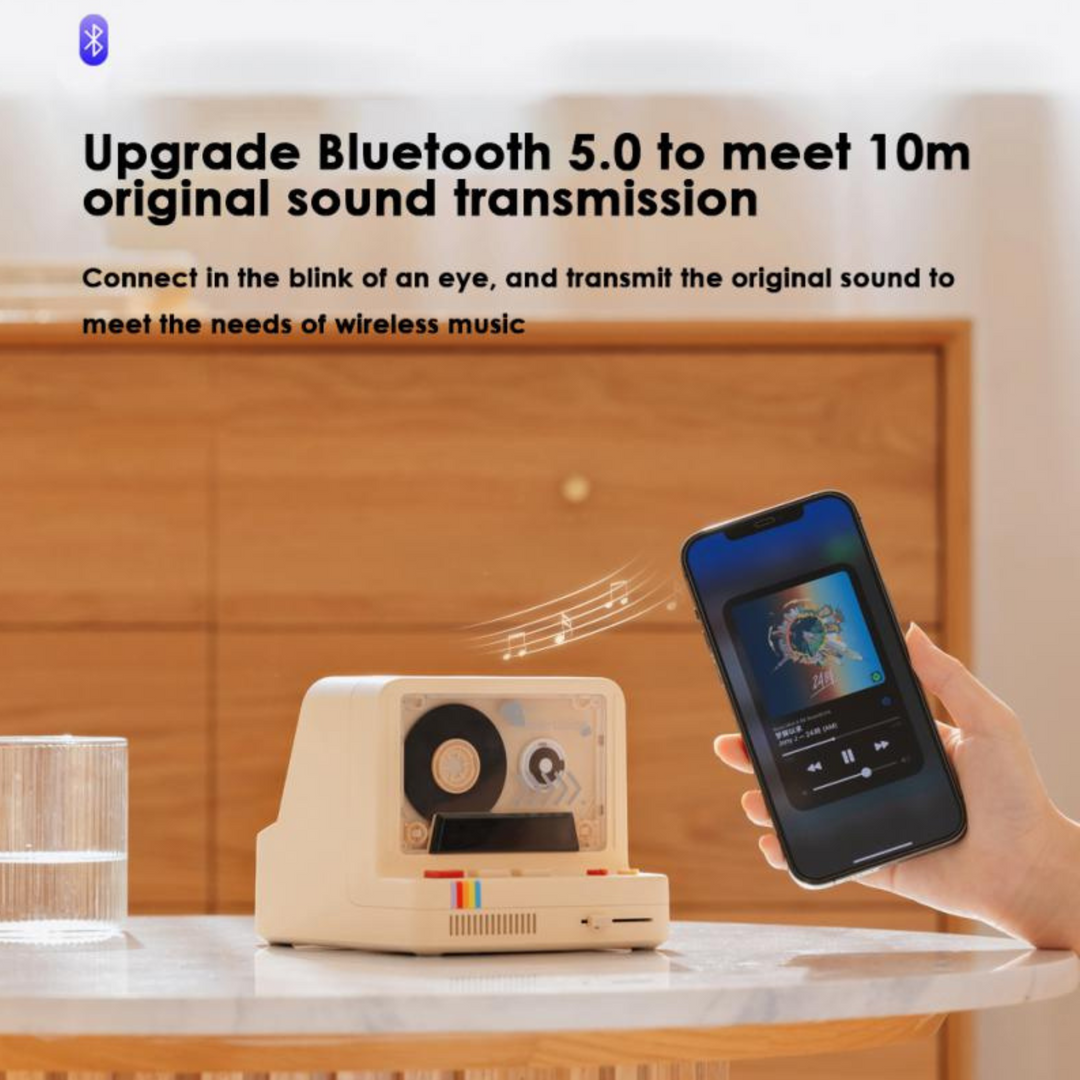 Skanto | Nostalgisk Natt Klassisk Tape Bluetooth Høyttaler