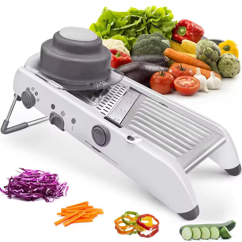 Skanto | Multi-functional vegetable chopper, slicer, grater & salad maker
