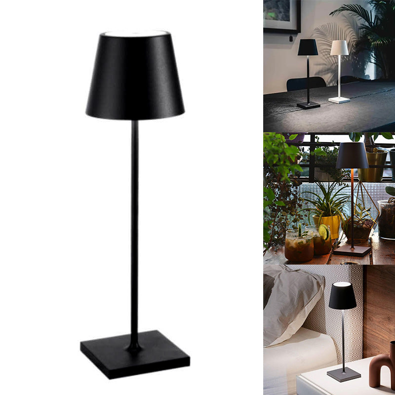 Moderne Oppladbar LED Trådløs Bordlampe | Skanto