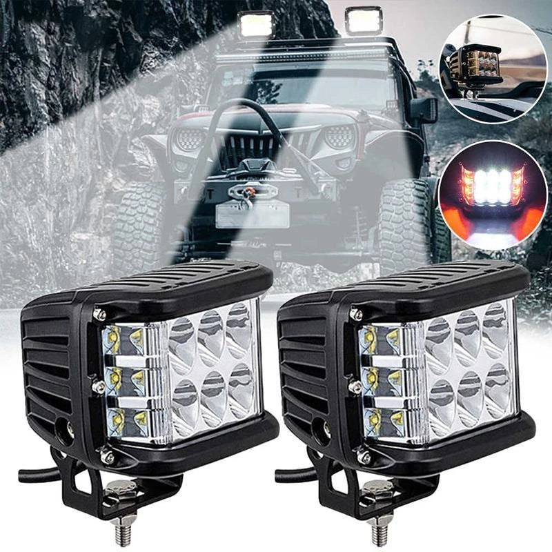 LED strobelys med tre sider for bil | Skanto