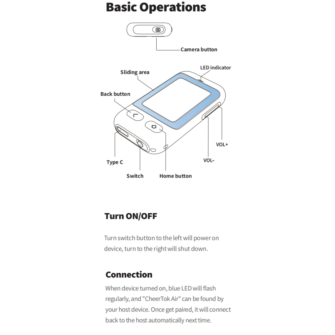 Skanto | Universal Bluetooth Telefon Smart Fjernkontroll