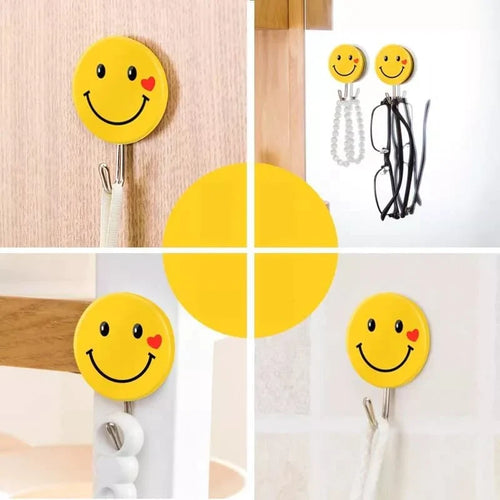 3 PC Emoji Veggkrok Tung Duty Selvklebende Krok Skanto
