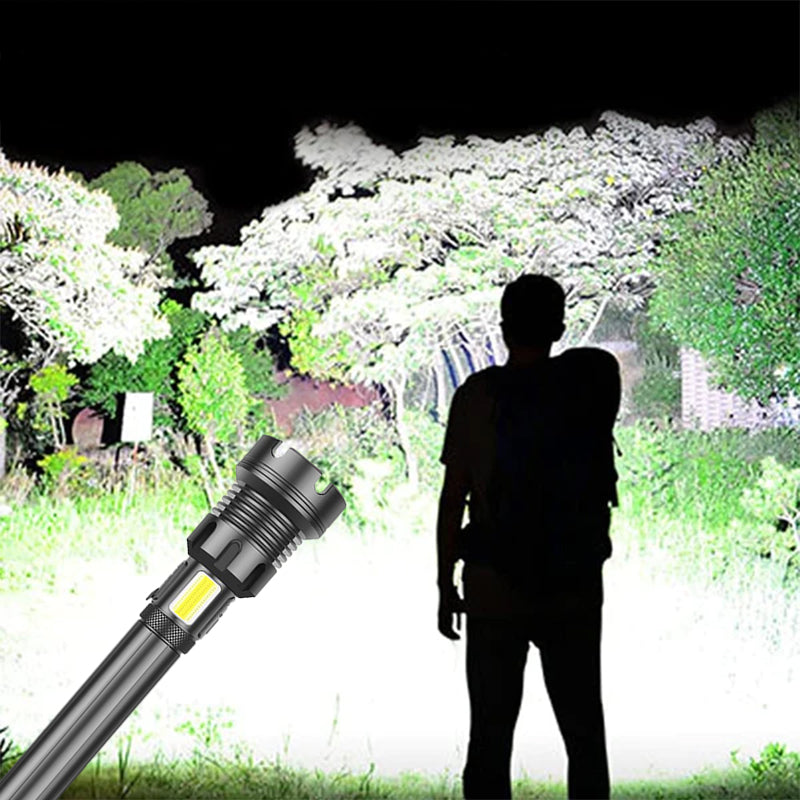 Taktisk oppladbar laser LED lommelykt | Skanto