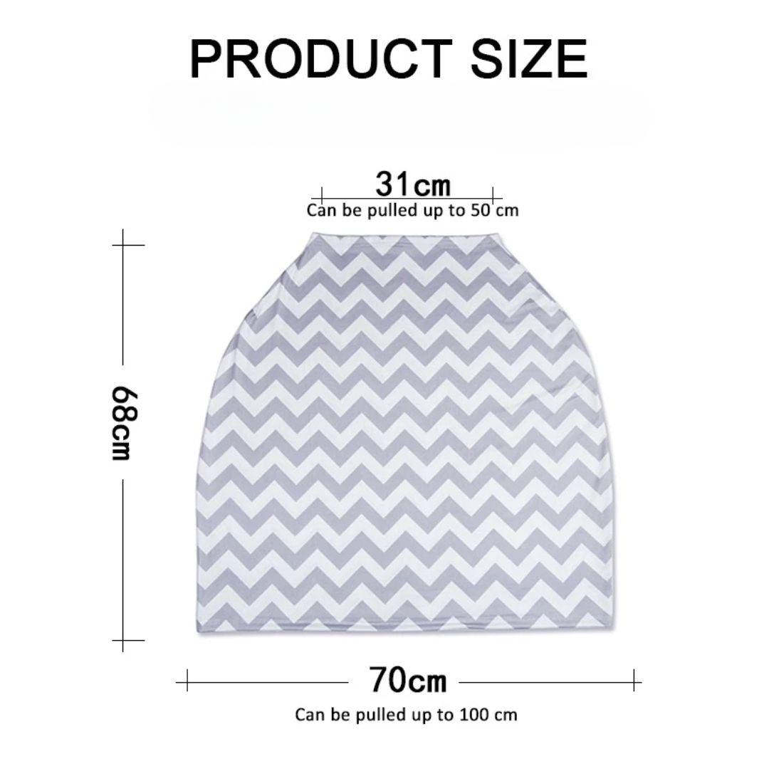 Norvo | Multifunksjonelt Ammehåndkle & Barnevogntrekk – Personvern for Mammaer og Babyer