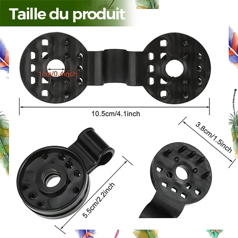 Plastikklemmer for skyggeklut | Skanto