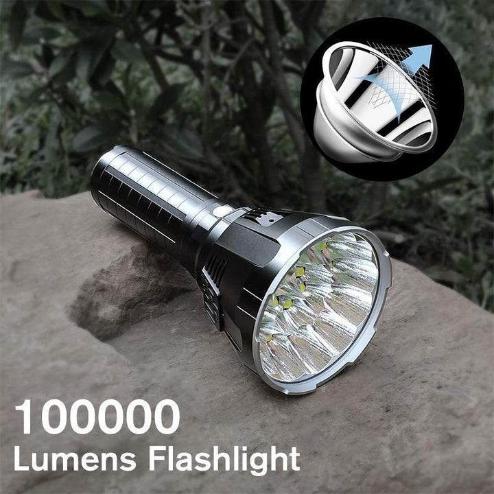Skanto | 30000-5000 Lumen Høy Effekt LED Fakkel, vanntett